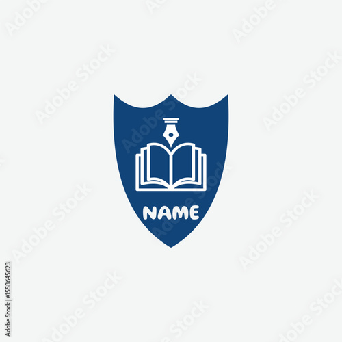 3711 educational logo school college university learning institute book academy organization