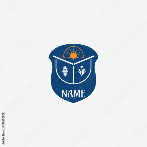 3780 educational logo school college university learning institute book academy organization