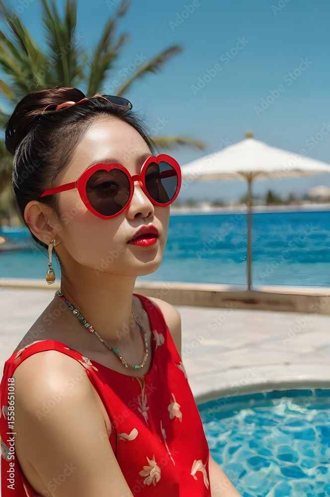 summer woman and man summer woman and man