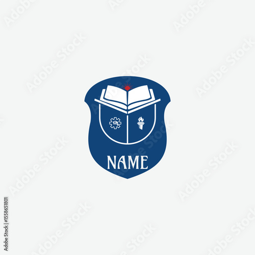 3785 educational logo school college university learning institute book academy organization [Converted]