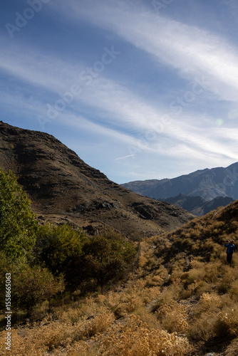 landscape of the countryside close to Sentyab village, Uzbekistan