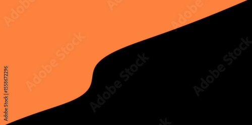 Abstract background illustration vector with two colors black and orange trendy vintage style suitable for web decoration, wallpaper, banner decoration, and poster decoration.