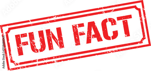Grunge stamp fun fact