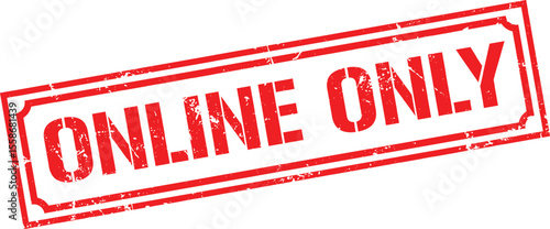 Grunge stamp online only