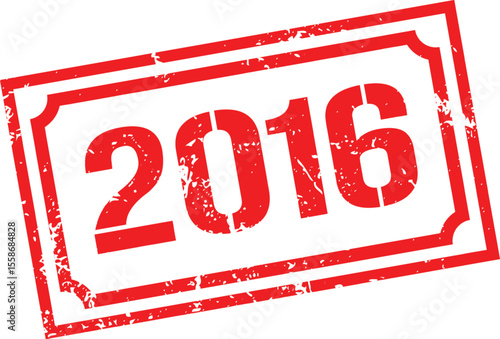 Grunge stamp 2016