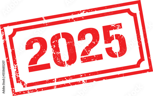 Grunge stamp 2025