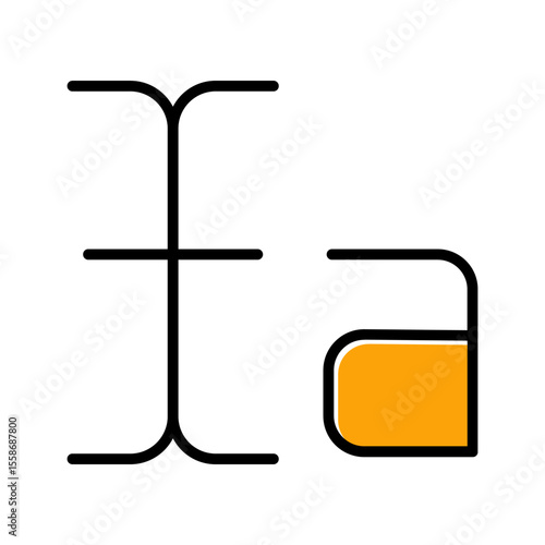 Text Select Icon Design