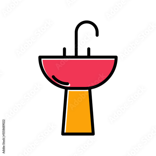 Washbasin Icon Design