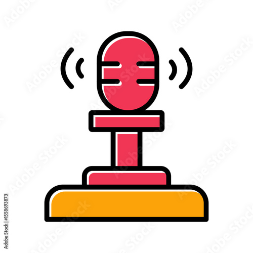 Gaming Microphone Icon Design