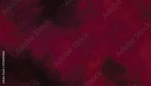 Dark Red Watercolor Background for Luxury and Artistic Projects