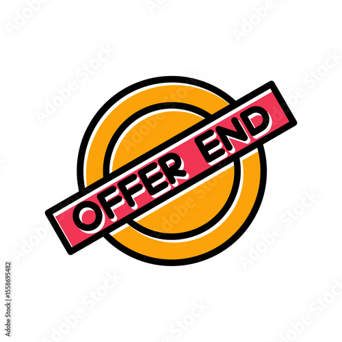 Offer End Icon Design