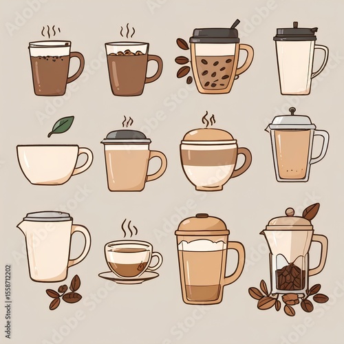 coffee, cafe, drink, tea time, americano, latte,
