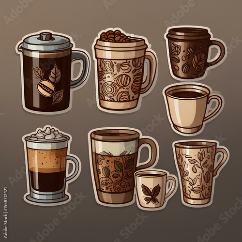 coffee, cafe, drink, tea time, americano, latte,