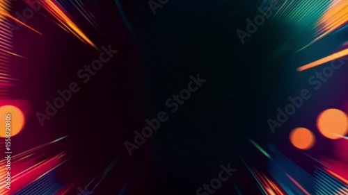 Dance Portal Dusted Overlays with Dynamic Light Effects, Futuristic Motion Patterns, and Vibrant Neon Glows – Modern Cyberpunk Design for Nightlife and Creative Visual Projects