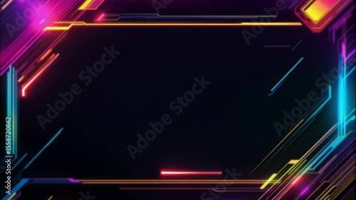 Digital Neon Dusted Overlay with Vibrant Glowing Effects, Futuristic Light Patterns, and Abstract Color Transitions – Modern Cyberpunk Design for Creative and Artistic Projects