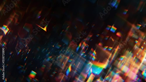 Dusty Glitter Rainbow Bokeh Overlays - High-Resolution Overlays with Soft Pastel Gradient and Sparkling Bokeh Effects for Magical and Dreamy Visuals in Creative Projects
