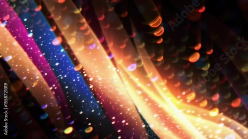 Dusty Glitter Rainbow Bokeh Overlays - High-Resolution Overlays with Soft Pastel Gradient and Sparkling Bokeh Effects for Magical and Dreamy Visuals in Creative Projects
