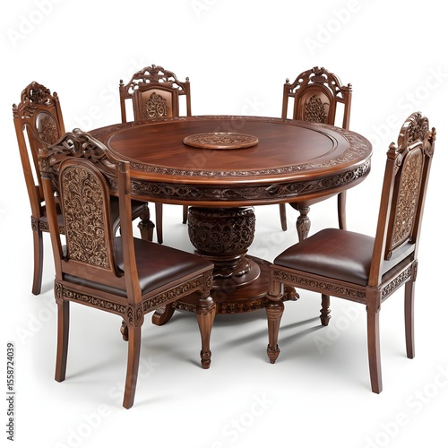 Elegant Comfort:
Modern Minimalist Dining Set