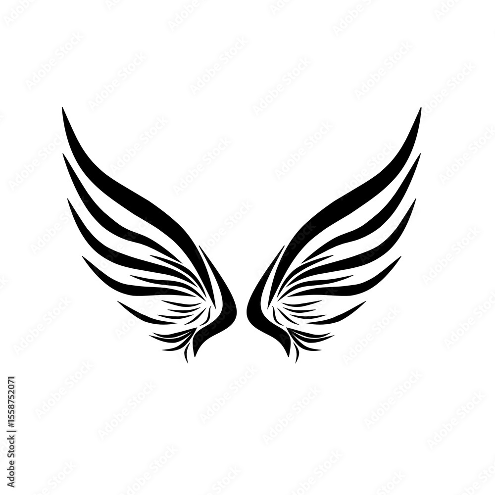 Fototapeta premium WINGS EAGLE VECTOR LOGO DESIGN