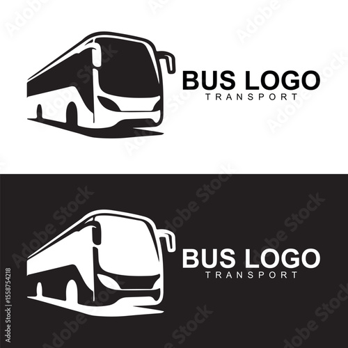 Modern Bus Logo Design | Transport Vehicle Branding Vector Template