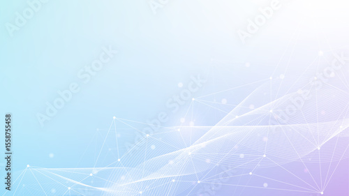 Global network connection. Global business. Social network communication. Internet technology. Vector illustration