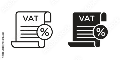 Value added tax VAT icon