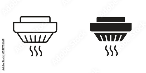Smoke detector icon
