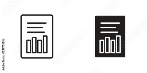 Quarterly report icon