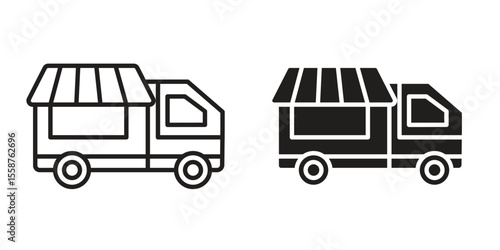 Food truck icon