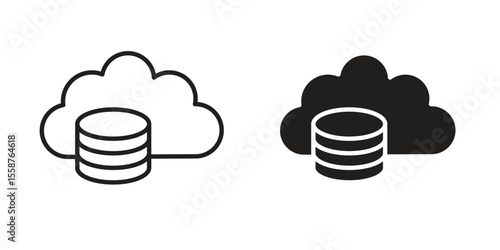Cloud server icon