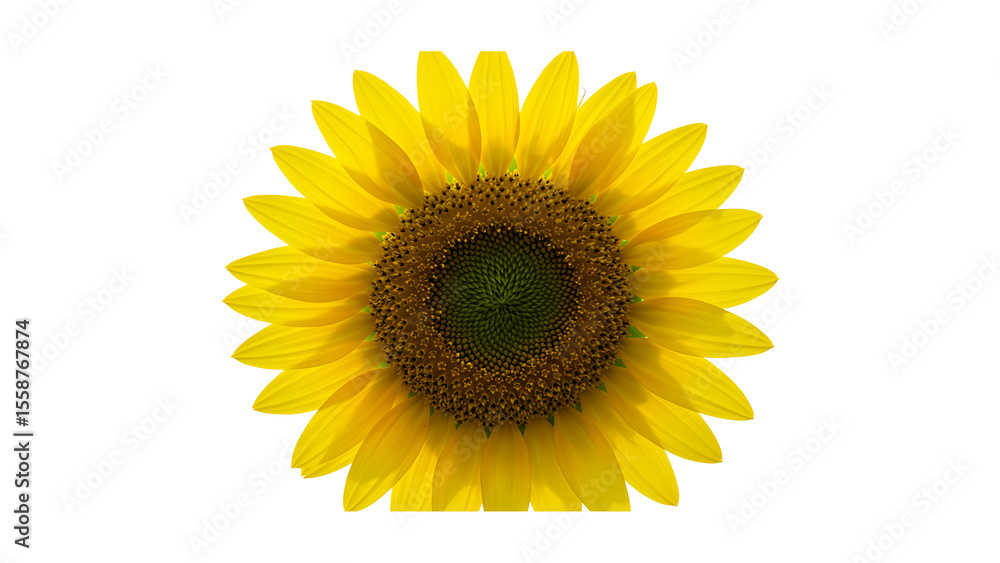 Sunflower flower with transparent background Sunflower flower with transparent background