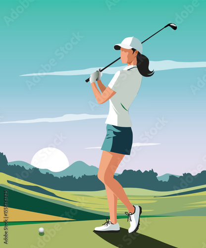 golf playing