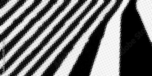 halftone curved line pattern. gradient halftone dots backgrounds