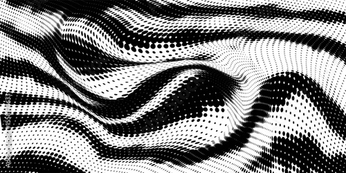 Vector abstract big data visualization. Grayscale data flow as binary numbers strings. Computer code representation. Cryptographic analysis hacking. Bitcoin blockchain transfer. Program code pattern