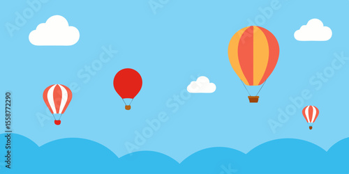 hot air balloons
