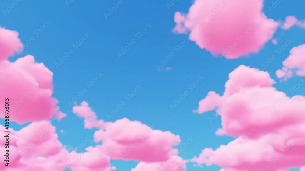 Pink clouds sky background Pink clouds sky background