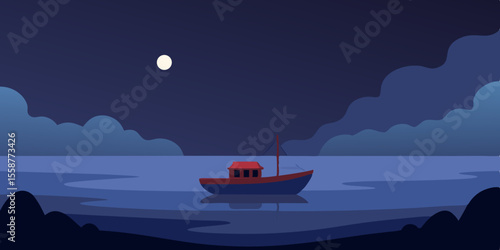 A sun-kissed yacht glides across the tropical sea near an island coast, perfect for a summer vacation