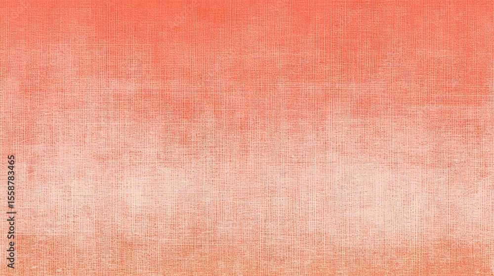 Fototapeta premium Abstract Coral Red Gradient Texture Background Subtle Weave Pattern