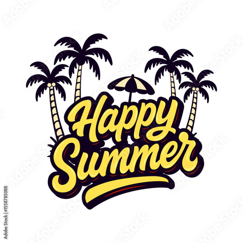 Wallpaper Mural Summer vibes lettering design  Torontodigital.ca