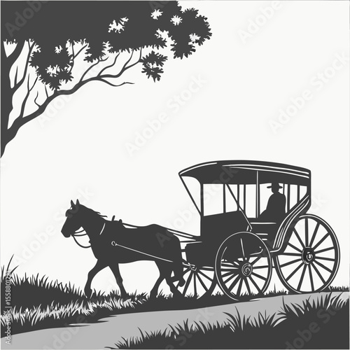 horse and carriage