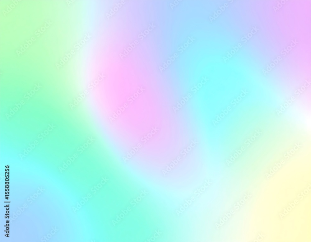 Obraz premium Pastel rainbow gradient swirl