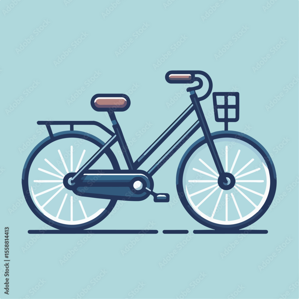 Fototapeta premium vector illustration of a bicycle