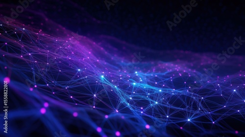 abstract network connection background