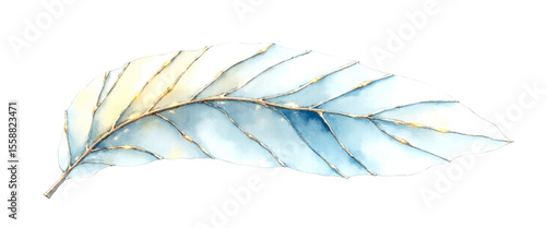 Vector branches of a tree brush stroke 