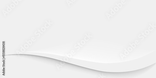 Abstract Curves Lines White and Gray Vector Backgrounds