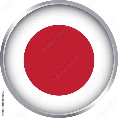 Free Download round icon of japanese national flag with red sun disc on white background isolated vector illustration

 - GFXLoad