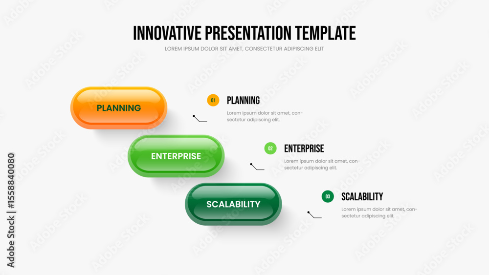 Visual Development Slideshow Template Vector Illustration. Professional Showcase Three Step Infographic Frame Layout. Business Proposal 3 Element Diagram Slide Design. Visual Development Slideshow Template Vector Illustration. Professional Showcase Three Step Infographic Frame Layout. Business Proposal 3 Element Diagram Slide Design.