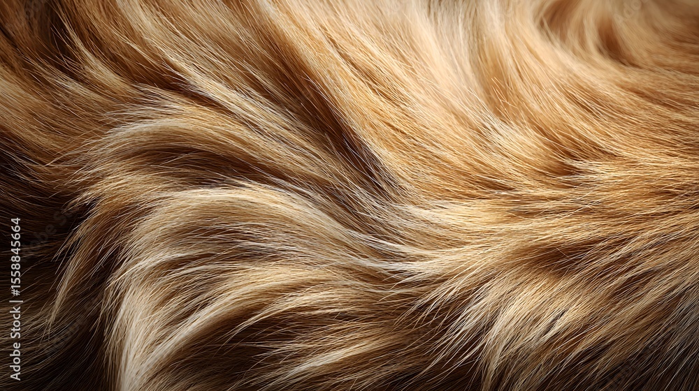 Naklejka premium Dog fur texture background