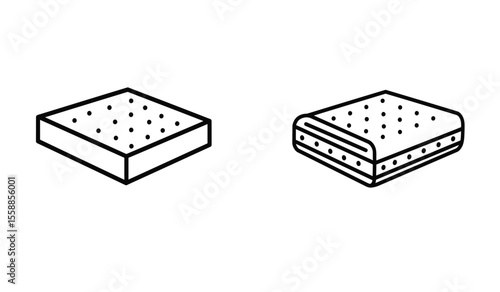 sponge icon vector design template simple and clean