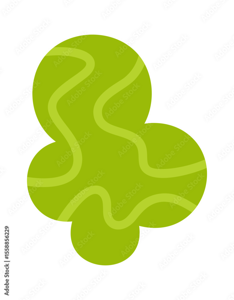 Obraz premium Fluid shaped chat box frame